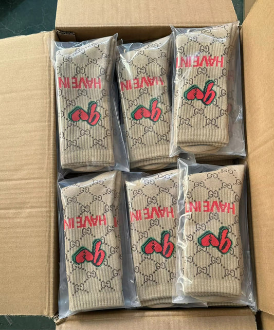Tan and Brown limited edition socks